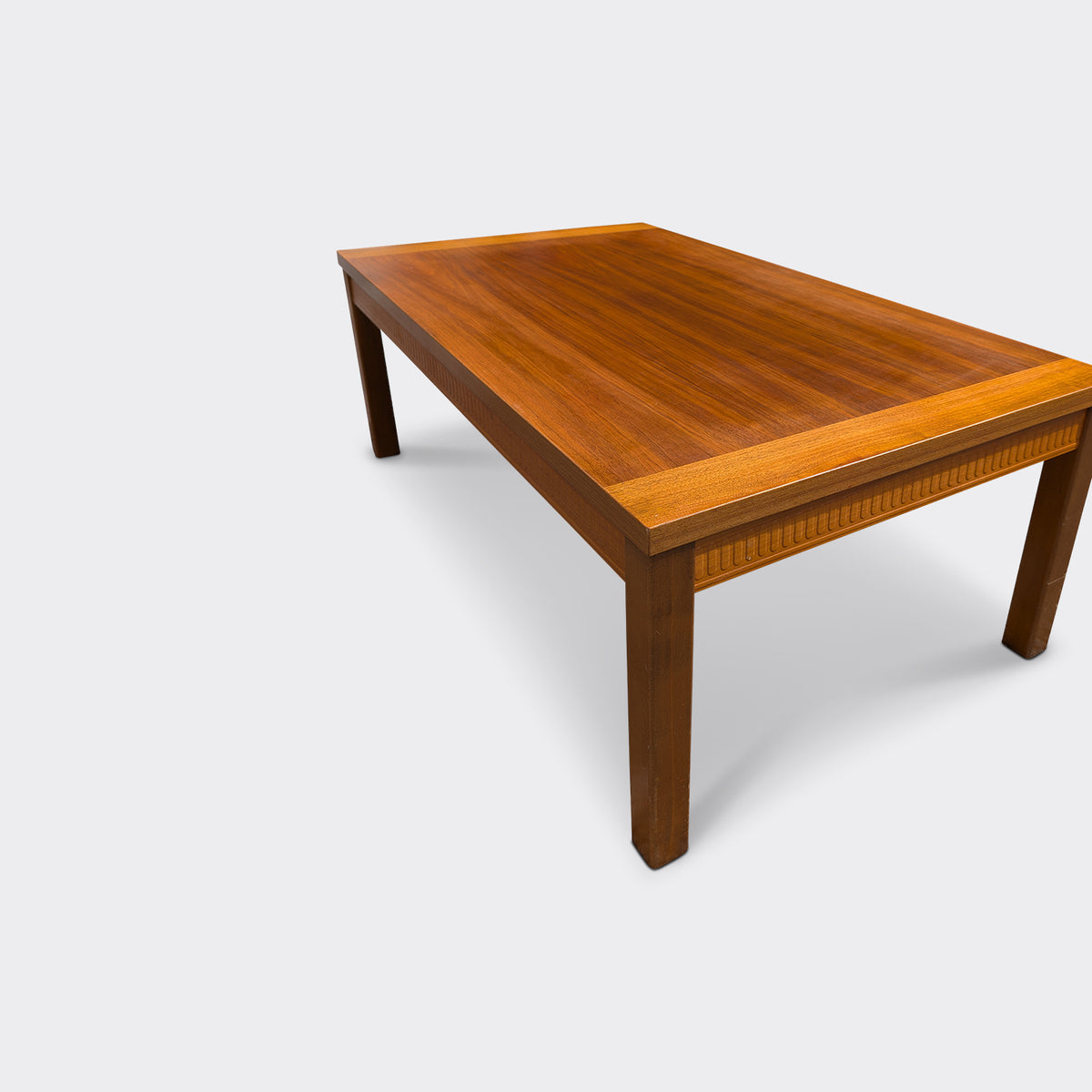 Avlångt soffbord i teakfanér, 1950/60-tal – bild 5