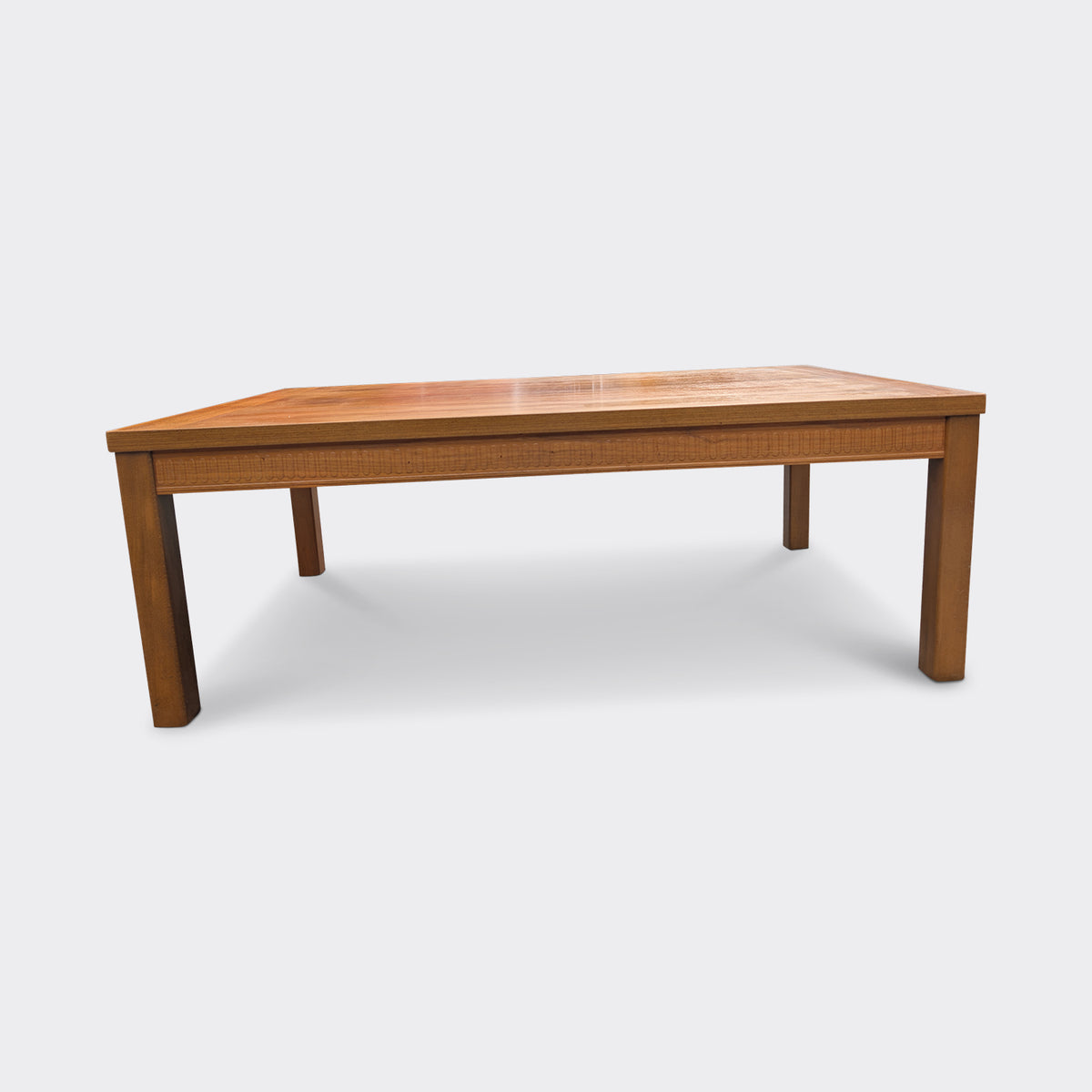 Avlångt soffbord i teakfanér, 1950/60-tal – bild 3