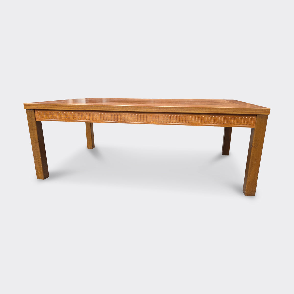 Avlångt soffbord i teakfanér, 1950/60-tal – bild 4