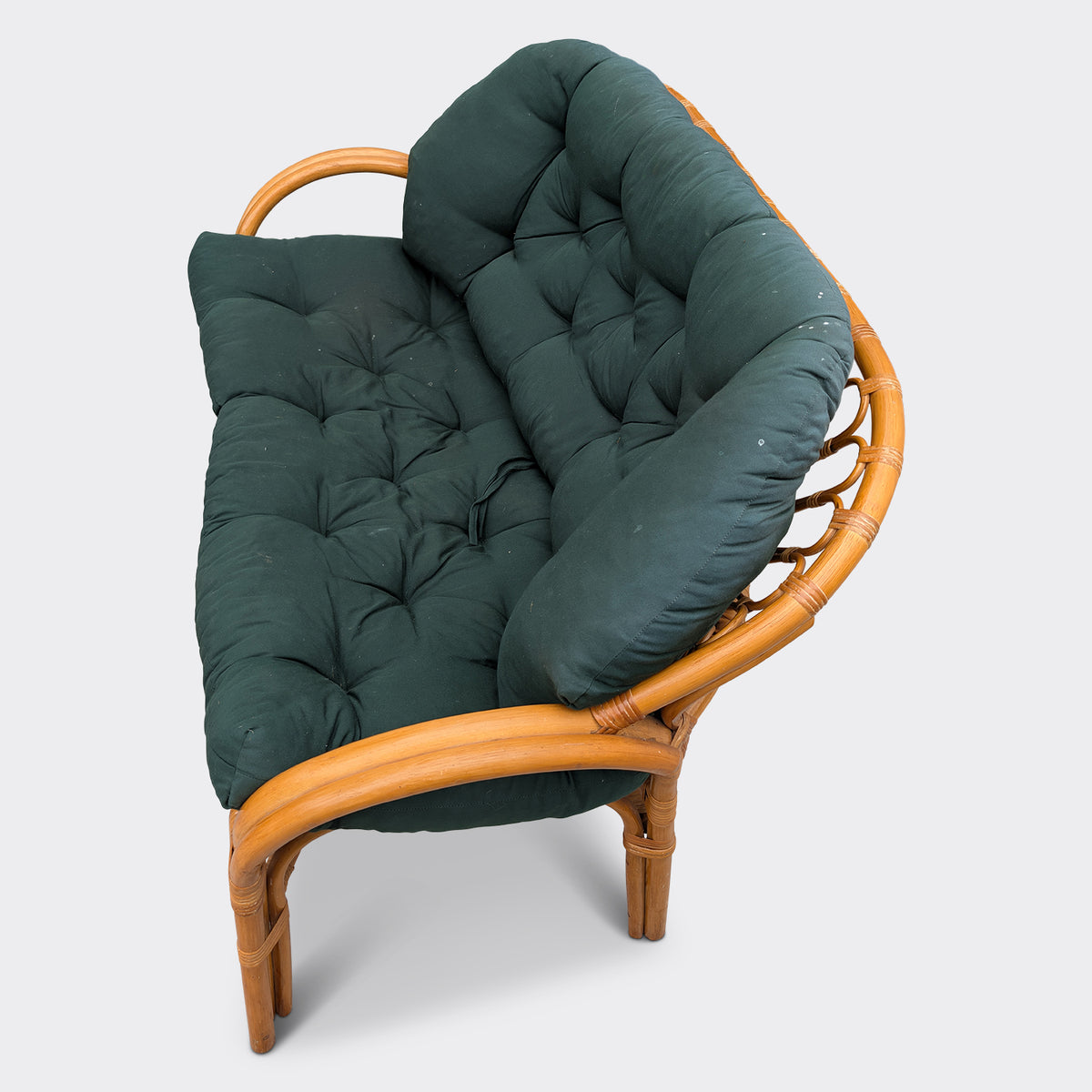 Soffa i bambu med tillhörande bord – bild 4