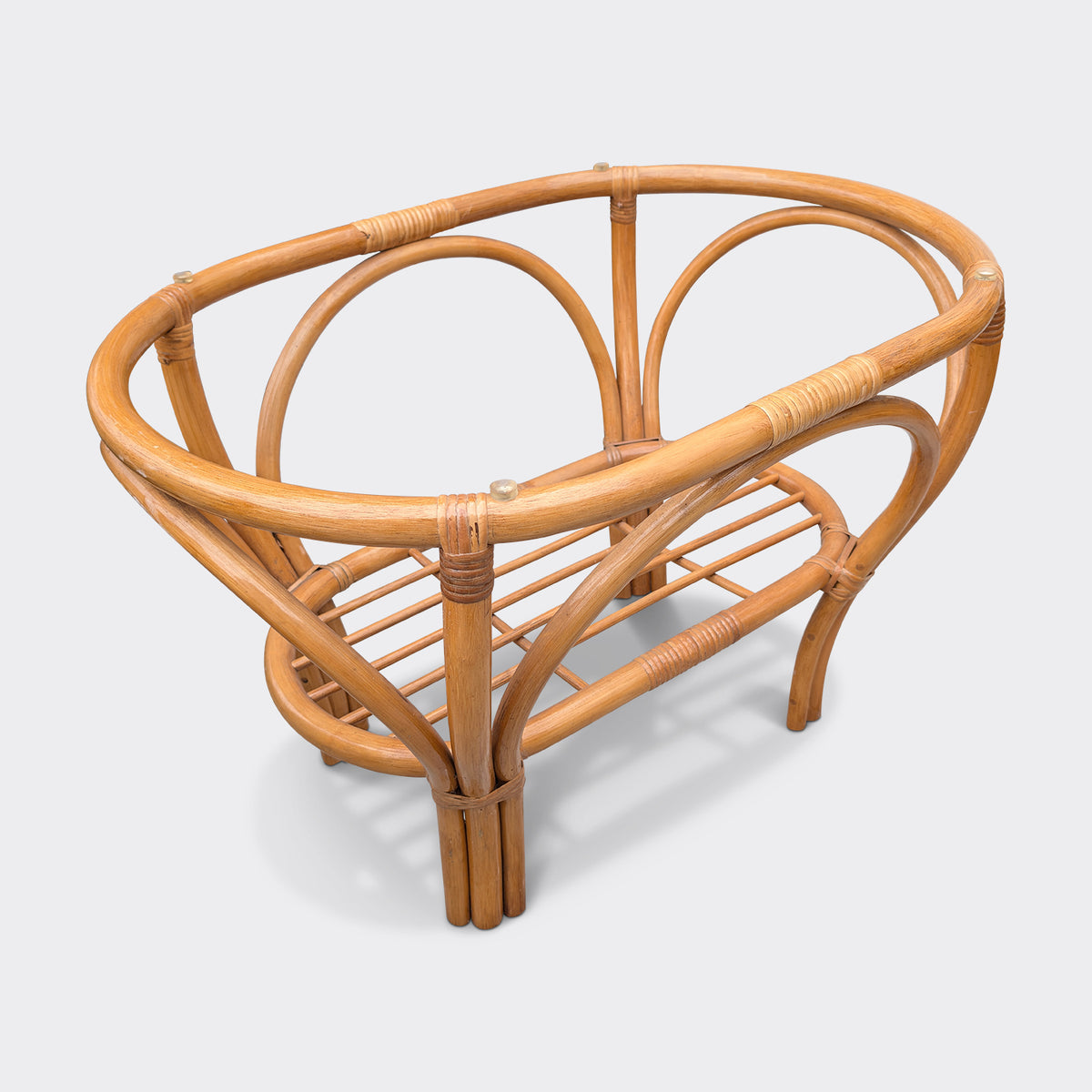 Soffa i bambu med tillhörande bord – bild 3