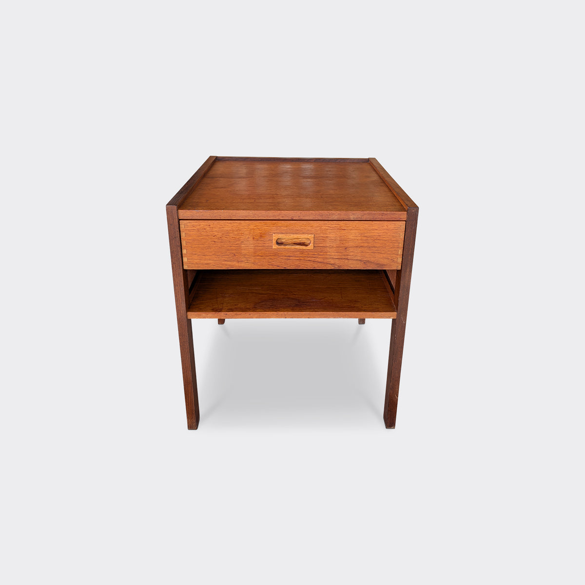 Sängbord i teak av Gillis Lundgren för IKEA